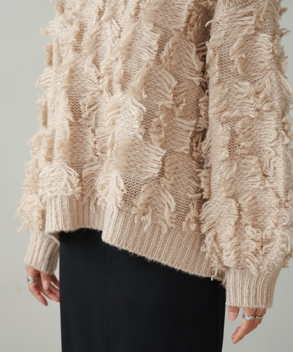 fringe knit tops