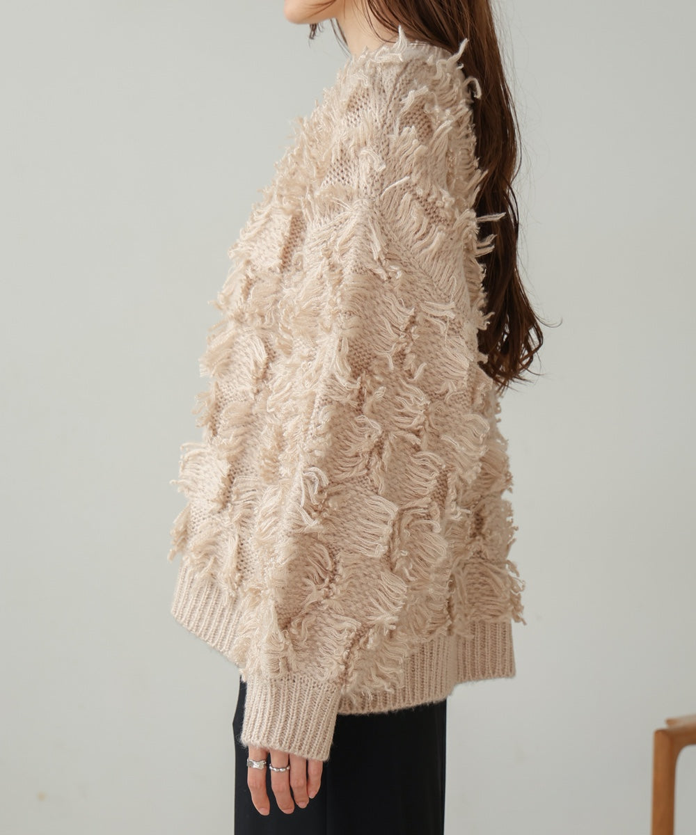 fringe knit tops