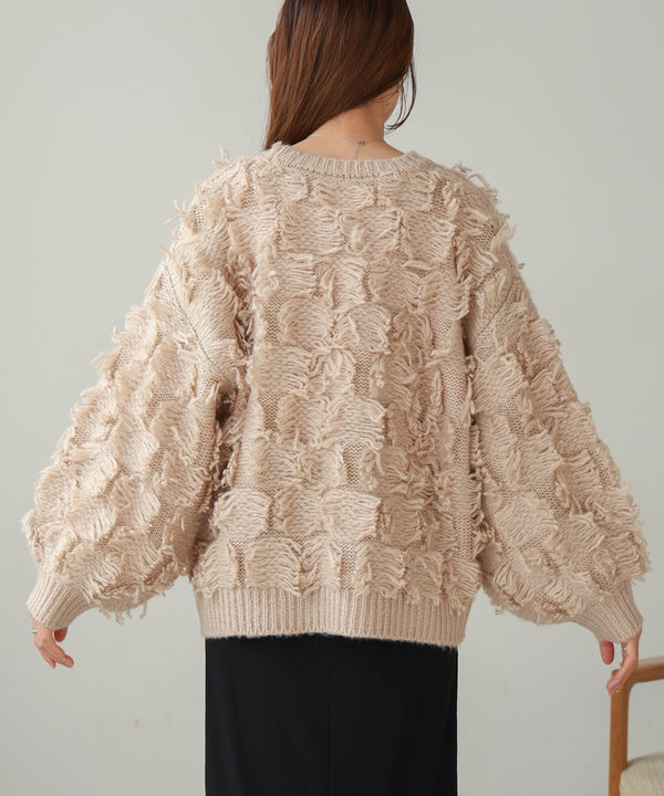 fringe knit tops