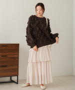 fringe knit tops
