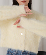 2way shaggy cardigan