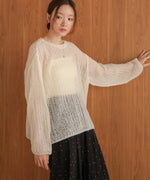 openwork knit tops