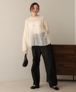 openwork knit tops