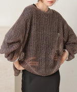 openwork knit tops