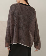 openwork knit tops