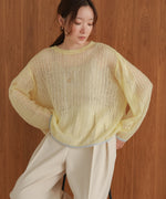openwork knit tops