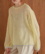 openwork knit tops