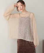 openwork knit tops