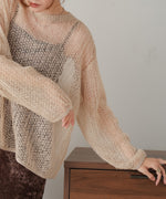 openwork knit tops