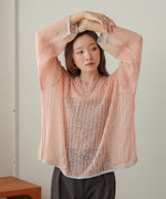 openwork knit tops