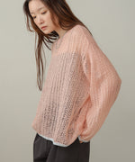 openwork knit tops