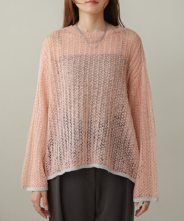 openwork knit tops