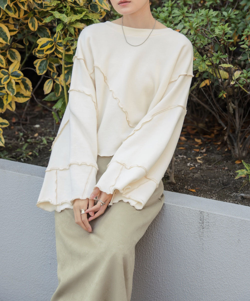 【公式サイト限定価格】2way mellow sweat tops