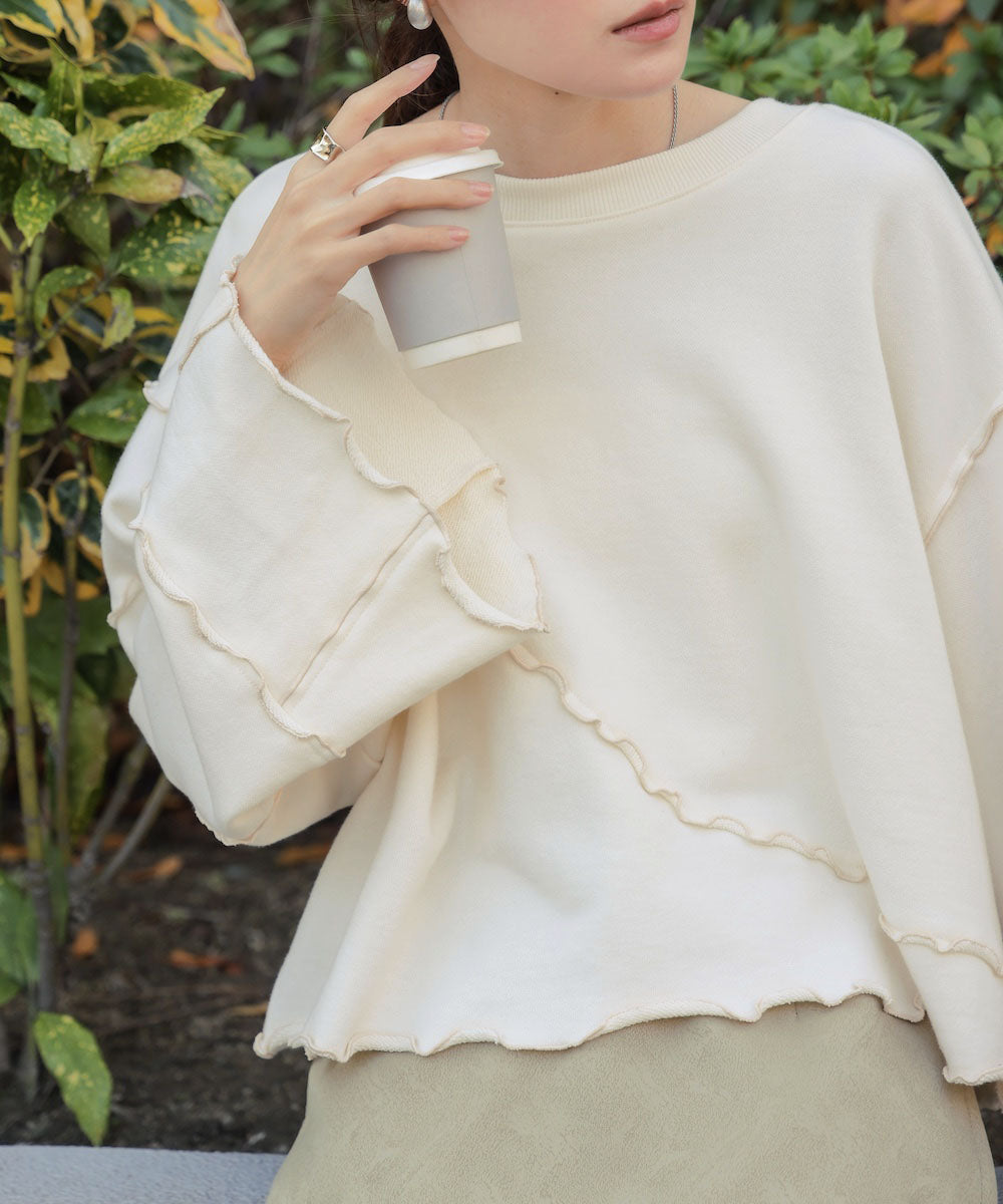 【公式サイト限定価格】2way mellow sweat tops