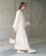 【S・Mサイズ展開】ロゴシアードッキングスウェットワンピース