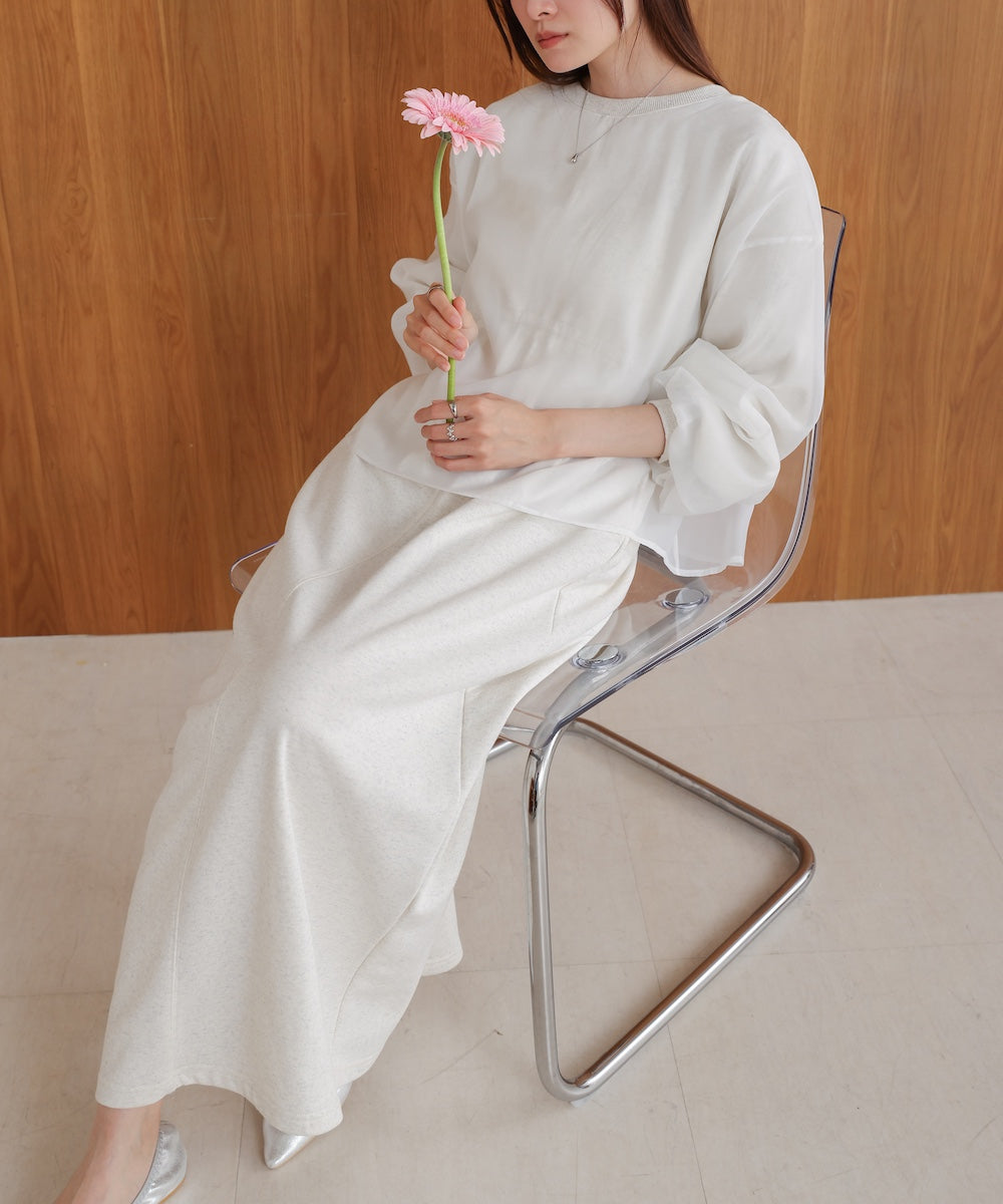 【S・Mサイズ展開】ロゴシアードッキングスウェットワンピース