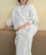 【S・Mサイズ展開】ロゴシアードッキングスウェットワンピース