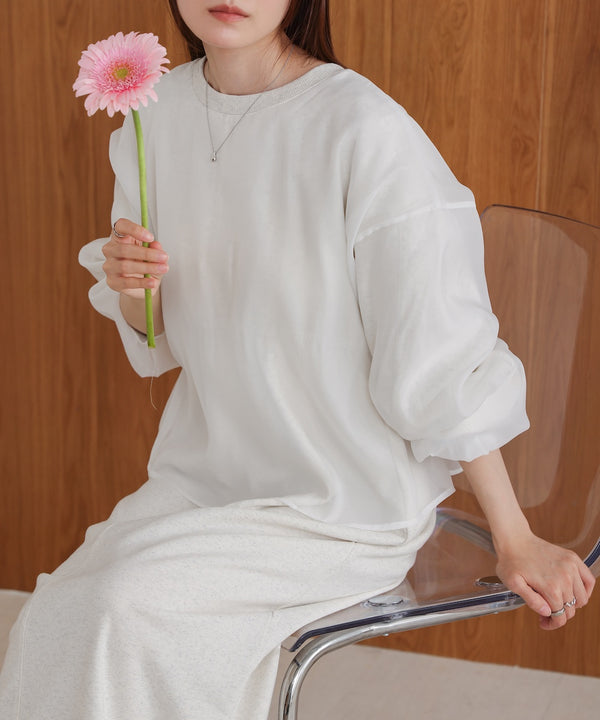 【S・Mサイズ展開】ロゴシアードッキングスウェットワンピース