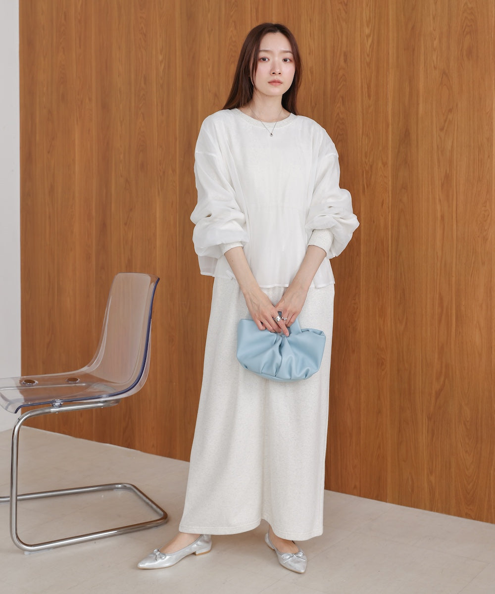 【S・Mサイズ展開】ロゴシアードッキングスウェットワンピース