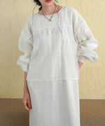 【S・Mサイズ展開】ロゴシアードッキングスウェットワンピース