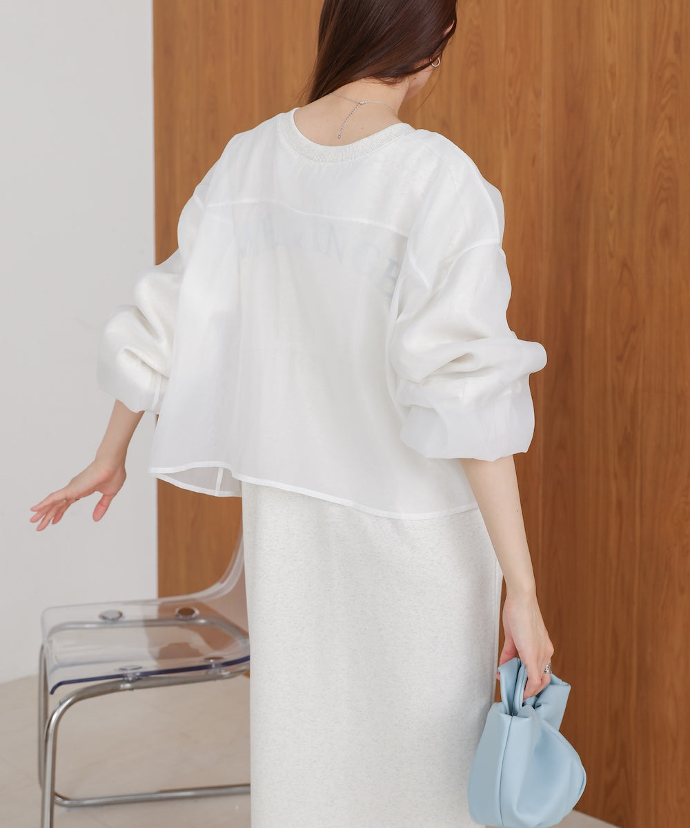 【S・Mサイズ展開】ロゴシアードッキングスウェットワンピース