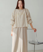 【S・Mサイズ展開】ロゴシアードッキングスウェットワンピース