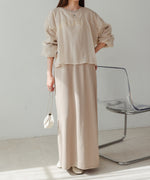 【S・Mサイズ展開】ロゴシアードッキングスウェットワンピース