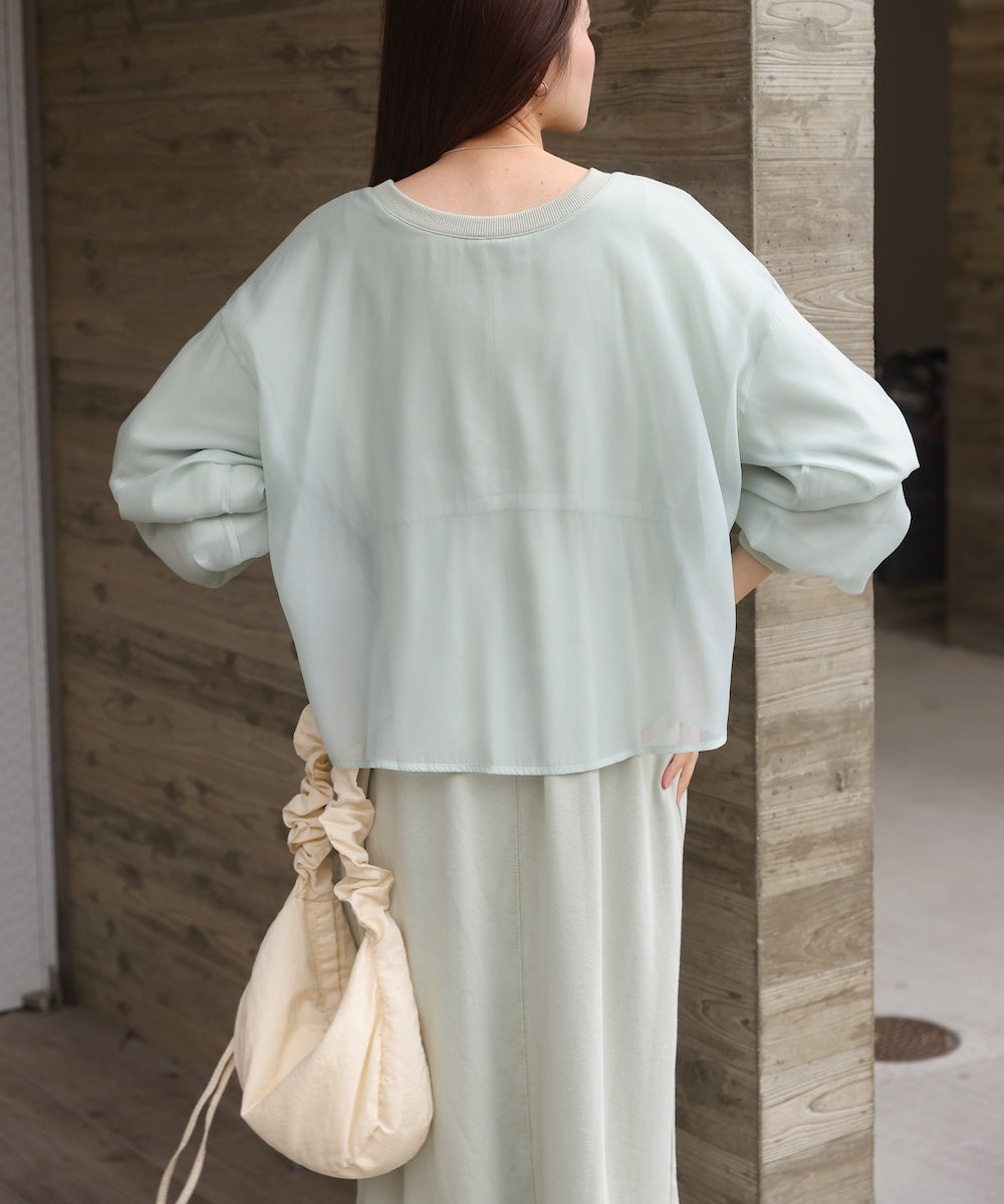 【S・Mサイズ展開】ロゴシアードッキングスウェットワンピース