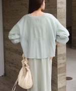 【S・Mサイズ展開】ロゴシアードッキングスウェットワンピース