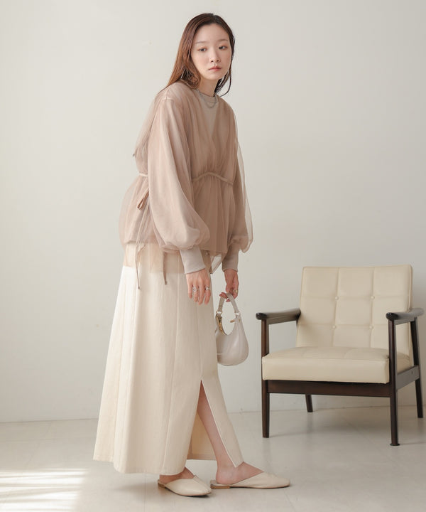 tulle layered sweat