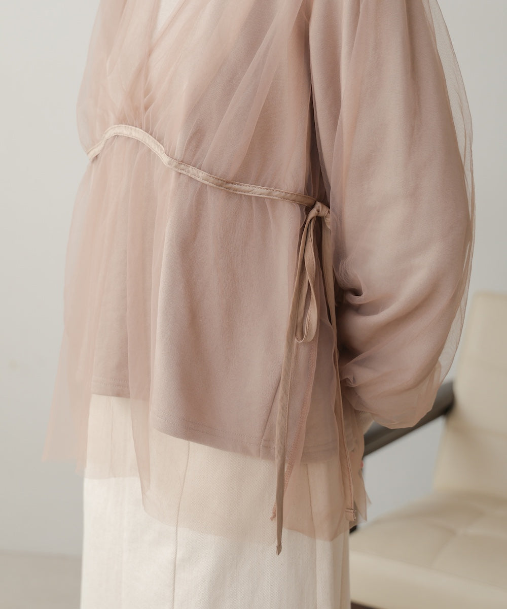 tulle layered sweat