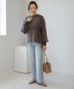 tulle layered sweat