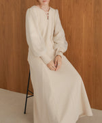 sleeve organdy onepiece