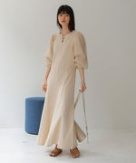 sleeve organdy onepiece