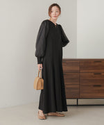 sleeve organdy onepiece