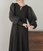 sleeve organdy onepiece