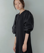 sleeve organdy onepiece
