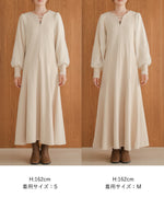 sleeve organdy onepiece