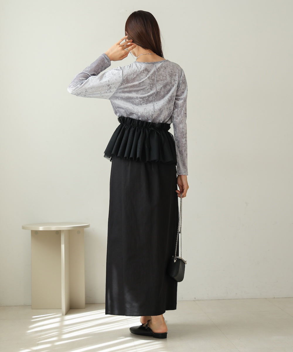 シアーベロアベーシックトップス