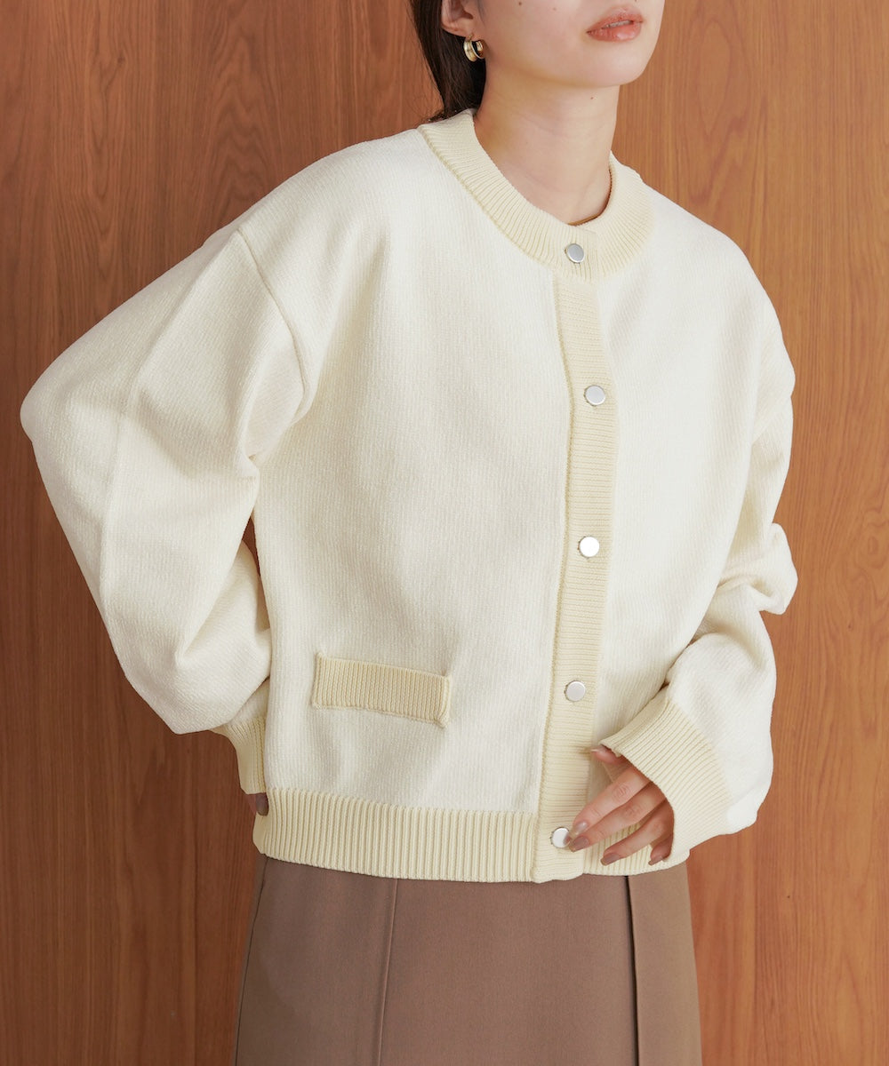 ［KNIT20％OFF］moll yarn knit cardigan