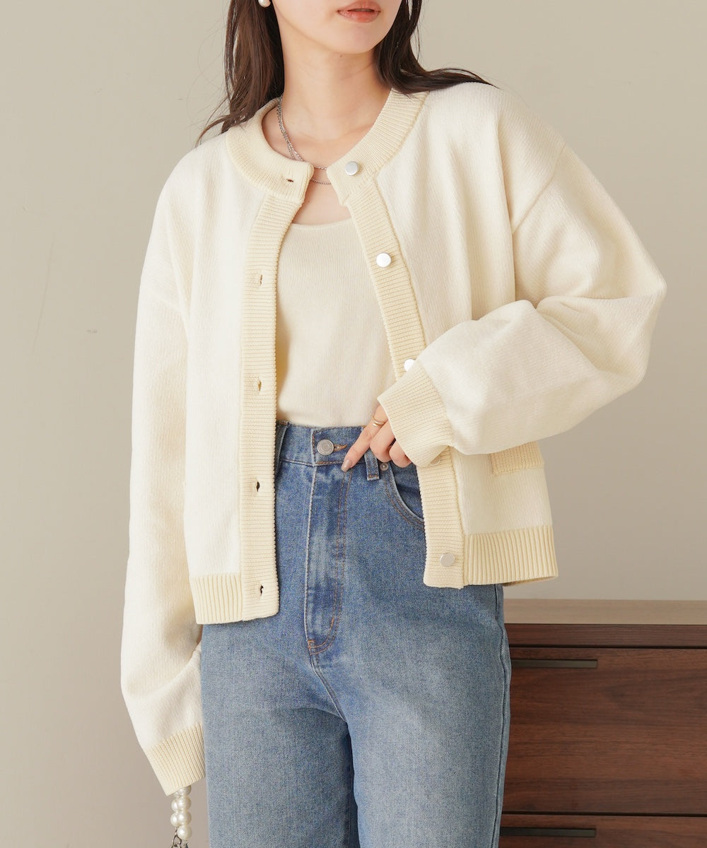 ［KNIT20％OFF］moll yarn knit cardigan