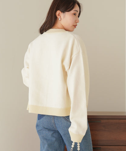 ［KNIT20％OFF］moll yarn knit cardigan