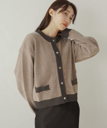 ［KNIT20％OFF］moll yarn knit cardigan