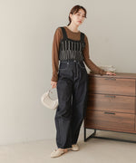 jacquard knit bustier