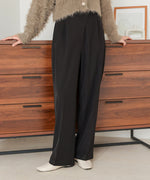 【S・M・Lサイズ展開】ラップ調タック入りスラックス