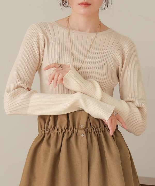 sleeve color block glitter knit tops