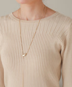 sleeve color block glitter knit tops