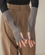 sleeve color block glitter knit tops