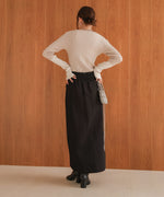 sleeve color block glitter knit tops