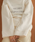 logo embroidery volume sweat tops